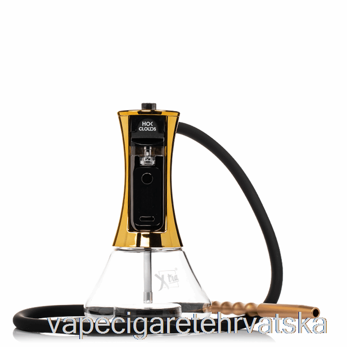 Vape Hrvatska Xtra Hok Clouds E-hookah Kit Golden